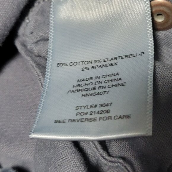 Cabi Skinny Jeans Womens Size 2 Low Rise Blue Grid Plaid Denim Pants - Picture 4 of 6